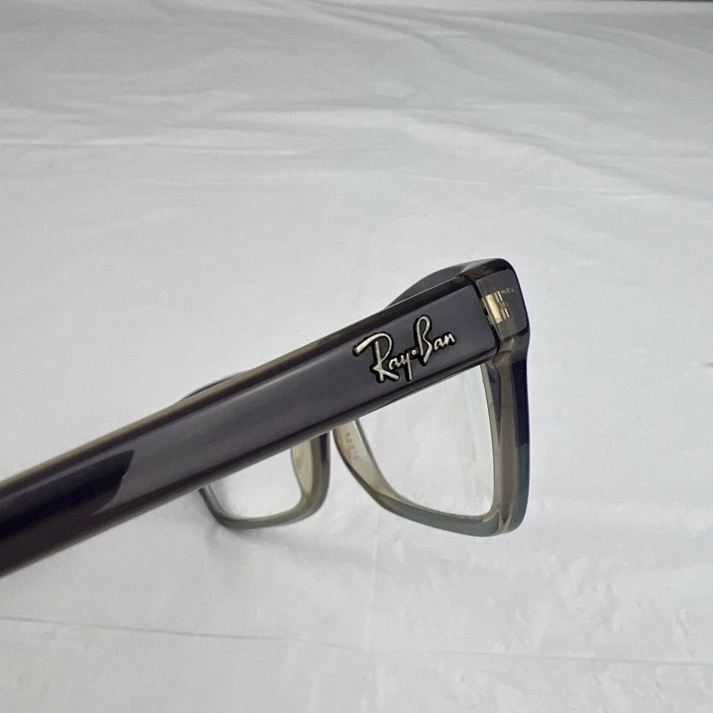 Ray-Ban RB5256 5107 Eyeglasses Translucent Purple Flex Hinge 52-16-135 FRAMES